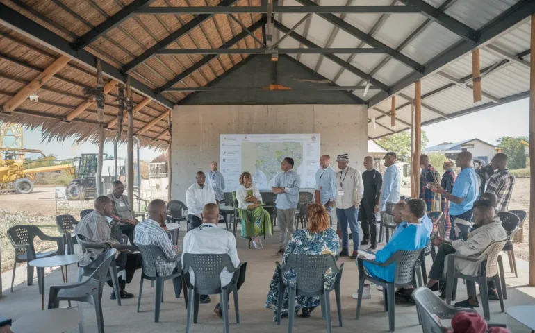 Community development meeting between Zedvest Fort Limited and local Nigerian stakeholders