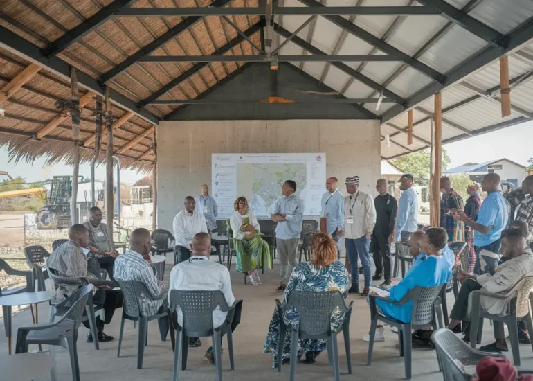 Community development meeting between Zedvest Fort Limited and local Nigerian stakeholders