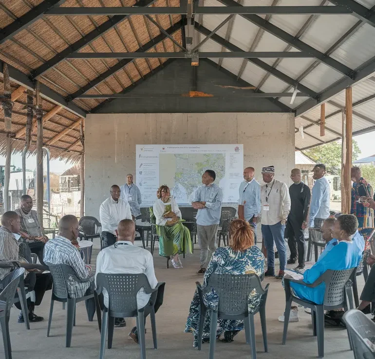 Community development meeting between Zedvest Fort Limited and local Nigerian stakeholders