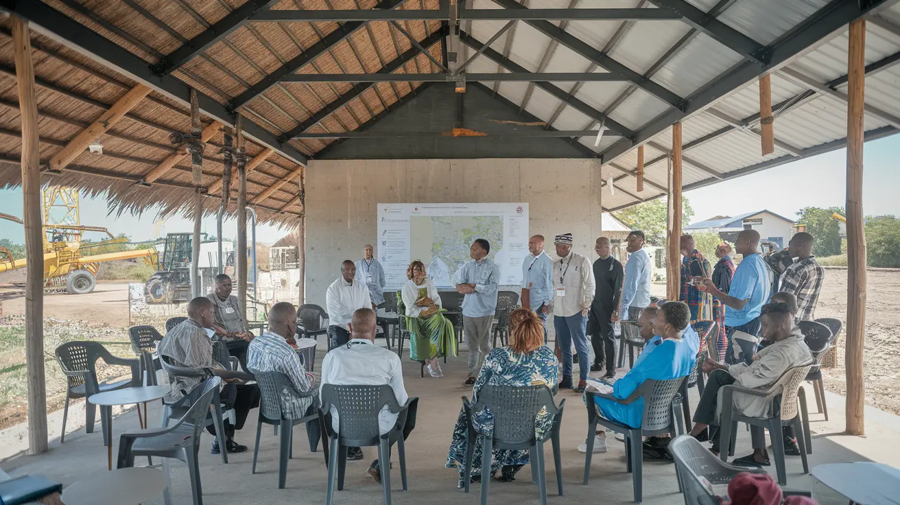 Community development meeting between Zedvest Fort Limited and local Nigerian stakeholders