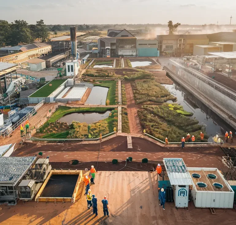 Sustainable mining operations at Zedvest Fort Limited showcasing environmental best practices in Nigeria